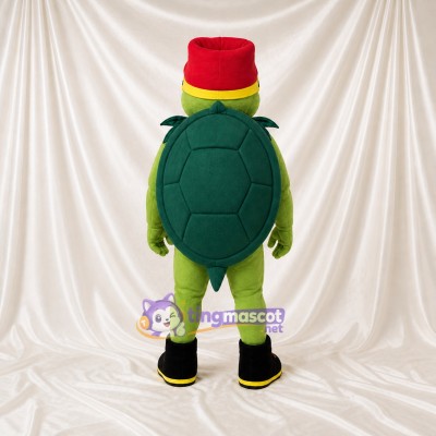Shell Back Turtle Mascot Costume Full Body for Adults School Events