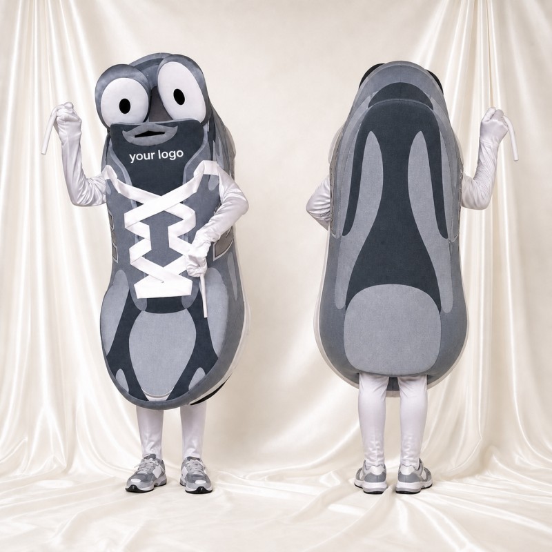 Athletic Shoe Mascot Costume Full Body for Adults Sports Events