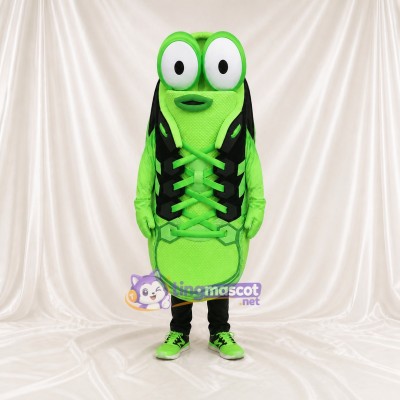 Neon Athletic Shoe Mascot Costume Full Body for Adults Sports Events