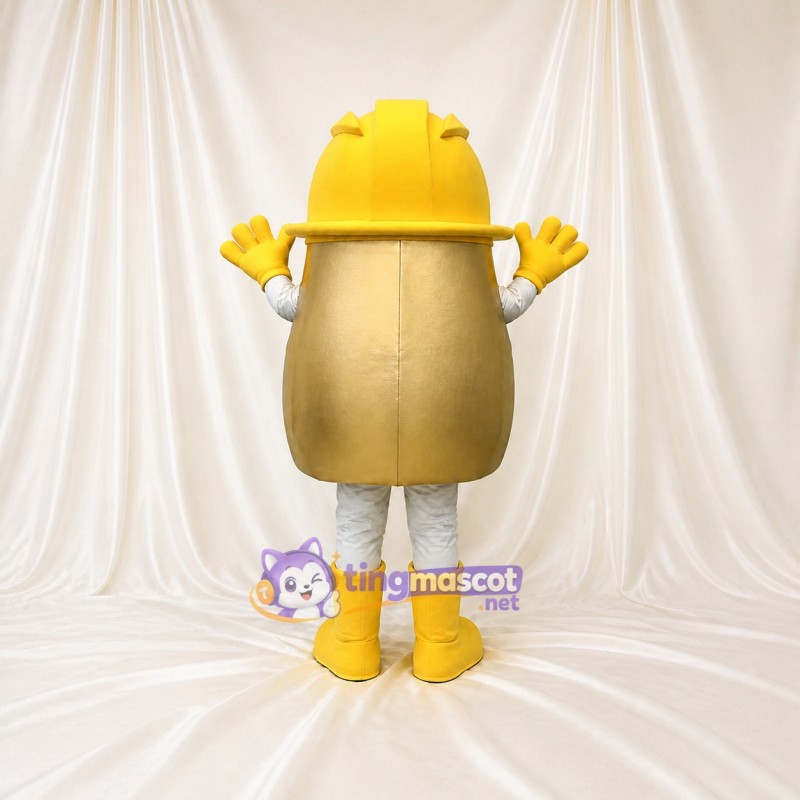Construction Helmet Mascot Costume Full Body for Adults Events
