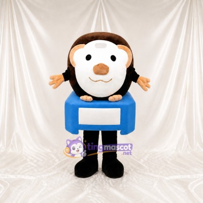 Computer User Mascot Costume Full Body for Adults Tech Events