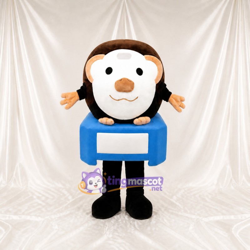 Computer User Mascot Costume Full Body for Adults Tech Events