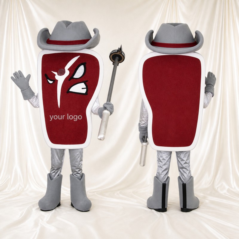 Cowboy Sign Costume de mascotte intégral pour adultes Salons professionnels
