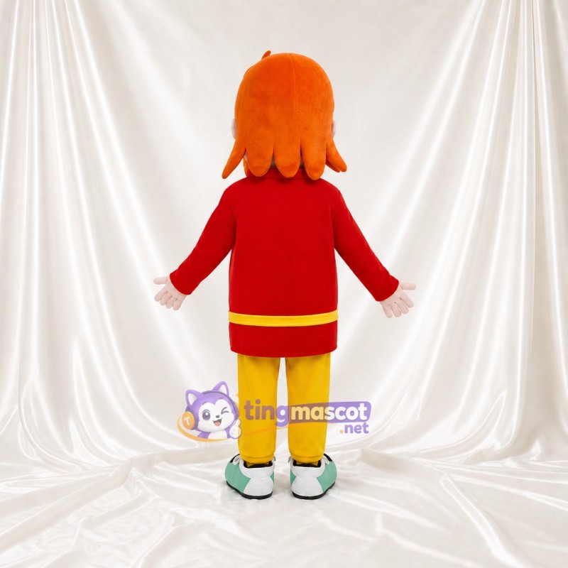 Young Woman Mascot Costume Full Body for Adults School Events
