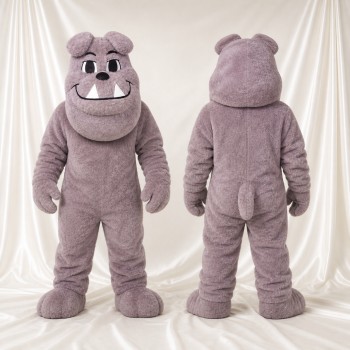 Bulldog Mascot Costume Full Body for Adults Zoos
