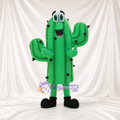 Cactus Mascot Costume Full Body for Adults School Events