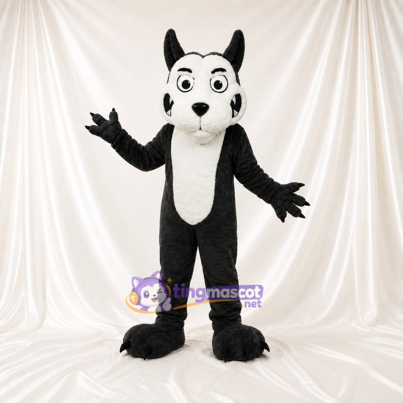 High Pointed Dog Mascot Costume Full Body for Adults Sports Events