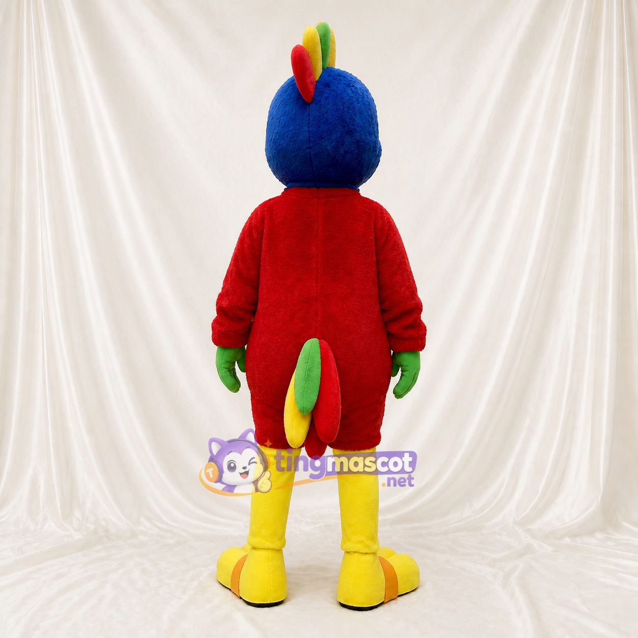 Red Parrot Mascot Costume Full Body for Adults Zoos Red Parrot Mascot Costume Full Body for Adults Zoos