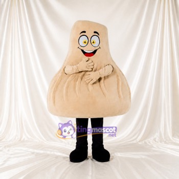 Bulbe d'ail Costume de mascotte intégral pour adultes Événements