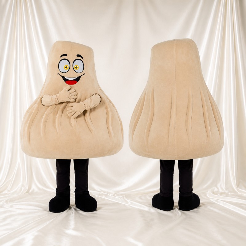 Garlic Bulb Mascot Costume Full Body for Adults Events