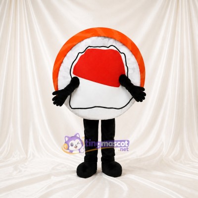 Round Sign Mascot Costume Full Body for Adults Sports Events