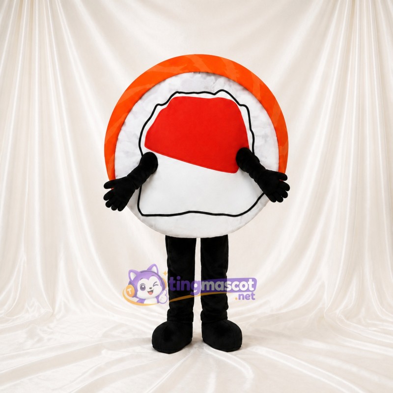 Round Sign Mascot Costume Full Body for Adults Sports Events