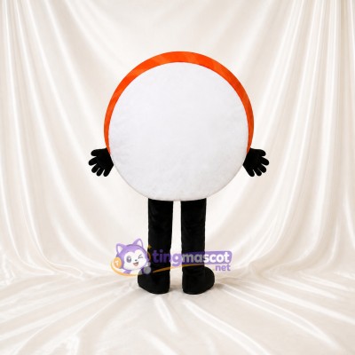 Round Sign Mascot Costume Full Body for Adults Sports Events