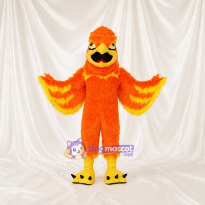 Firebird Mascot Costume Full Body for Adults Sports Events