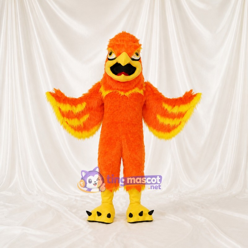 Firebird Mascot Costume Full Body for Adults Sports Events