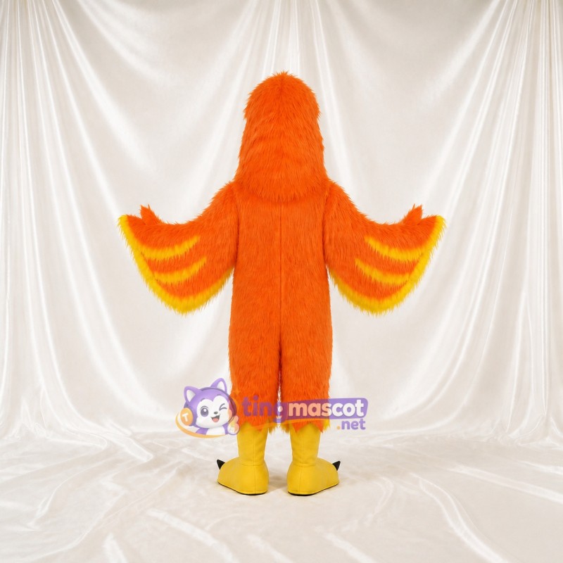 Firebird Mascot Costume Full Body for Adults Sports Events