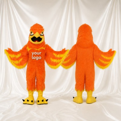 Firebird Mascot Costume Full Body for Adults Sports Events