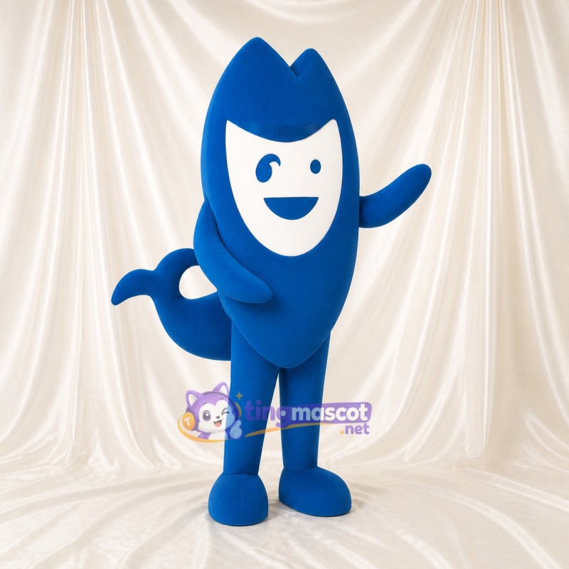 Blue Shark Mascot Costume Full Body for Adults Aquariums