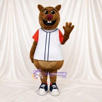 Beaver Mascot Costume Full Body for Adults Sports Events