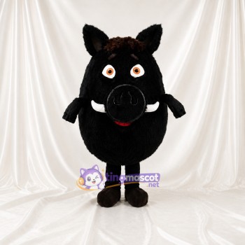 Wild Boar Mascot Costume Full Body for Adults School Events