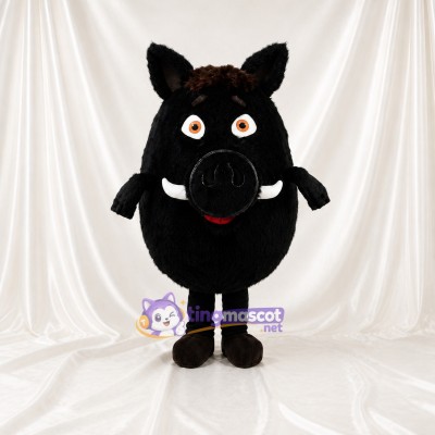 Wild Boar Mascot Costume Full Body for Adults School Events