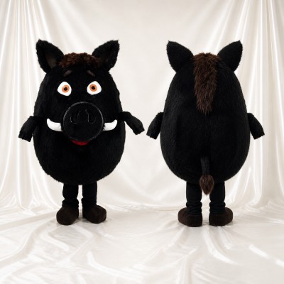 Wild Boar Mascot Costume Full Body for Adults School Events