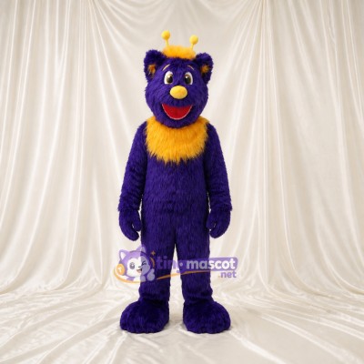 Crown Headpiece Monster Mascot Costume Full Body for Adults School Events