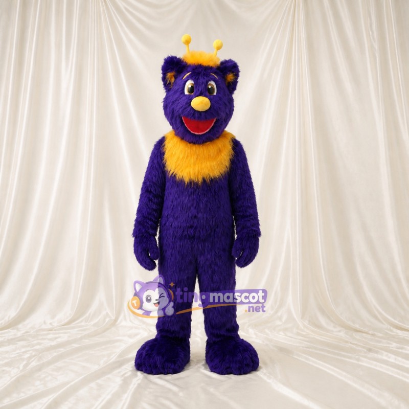 Crown Headpiece Monster Mascot Costume Full Body for Adults School Events