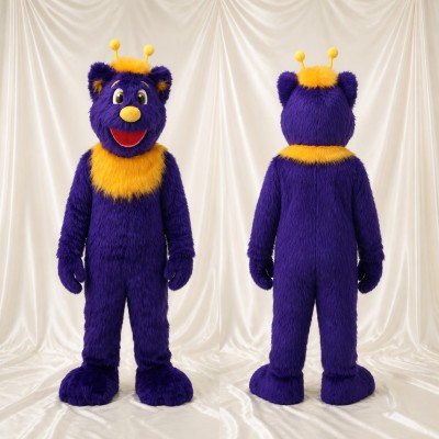 Crown Headpiece Monster Mascot Costume Full Body for Adults School Events