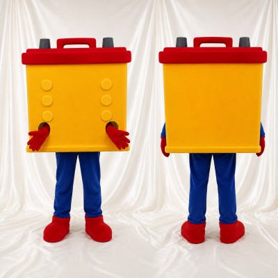 Storage Box Mascot Costume Full Body for Adults Promotions