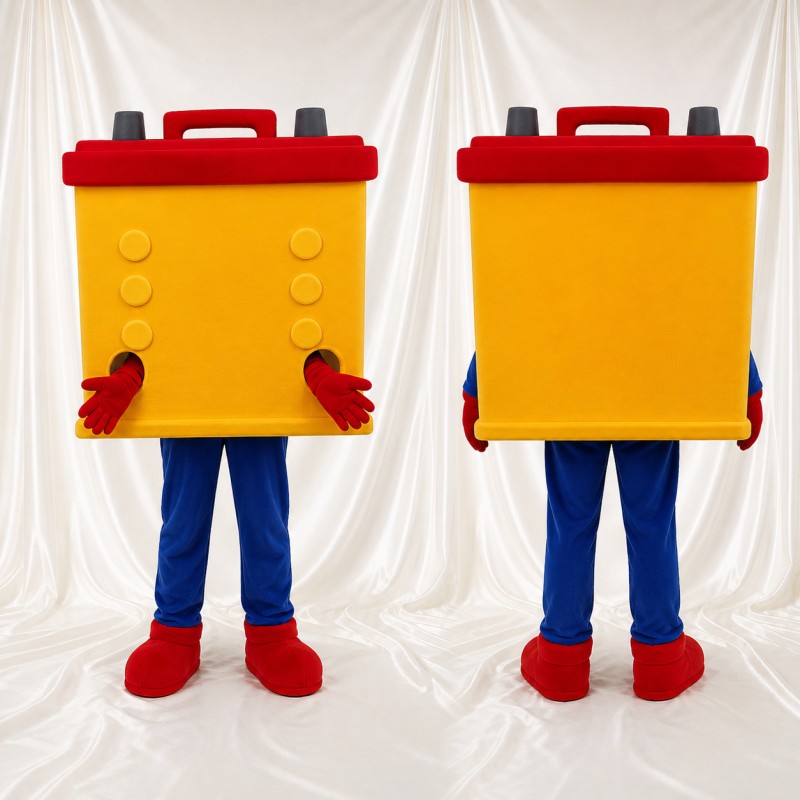 Storage Box Mascot Costume Full Body for Adults Promotions