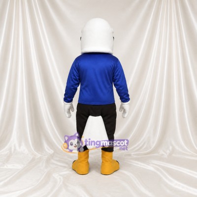 Blue Bald Eagle Mascot Costume Full Body for Adults Sports Events