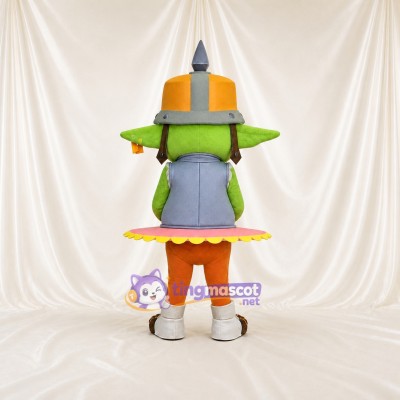 Goblin Warrior Mascot Costume Full Body for Adults Stage Events