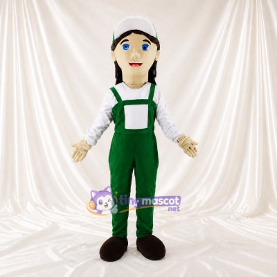 Service Worker Mascot Costume Full Body for Adults Events