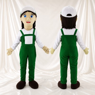 Service Worker Mascot Costume Full Body for Adults Events