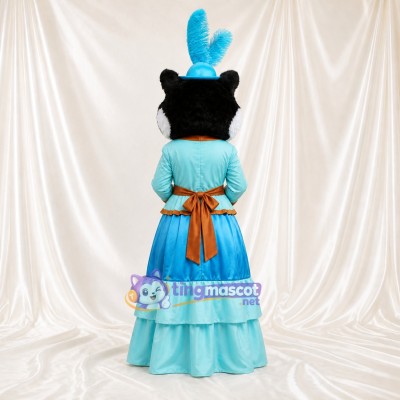 Cat Lady Mascot Costume Full Body for Adults Stage Events