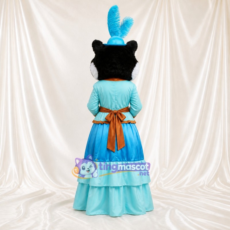 Cat Lady Mascot Costume Full Body for Adults Stage Events