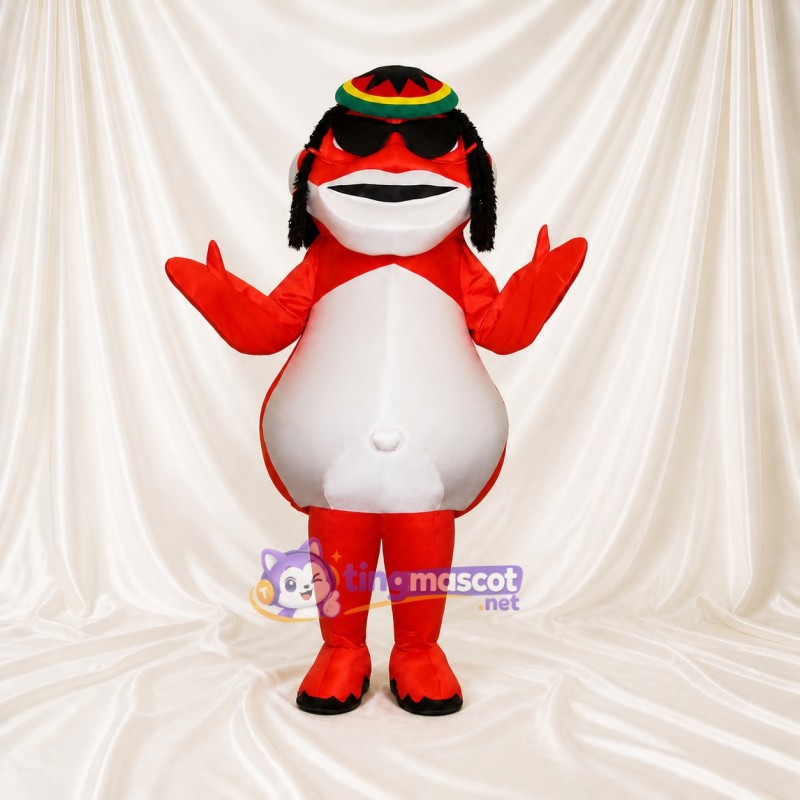 Lizard Mascot Costume Full Body for Adults School Events