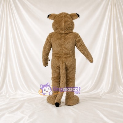 Cougar à poitrine blanche Costume de mascotte intégral pour adultes Événements sportifs