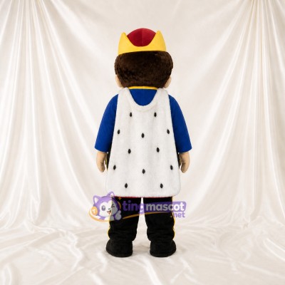 King Mascot Costume Full Body for Adults Stage Events