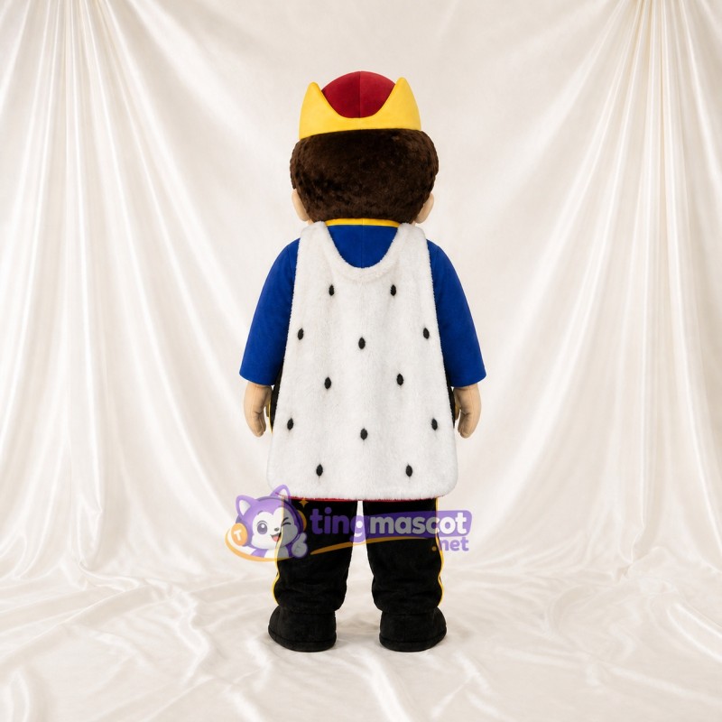 King Mascot Costume Full Body for Adults Stage Events