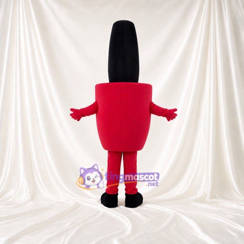 Red Lipstick Mascot Costume Full Body for Adults Promotions