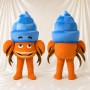 Bernard l'ermite Costume de mascotte intégral pour adultes Aquariums