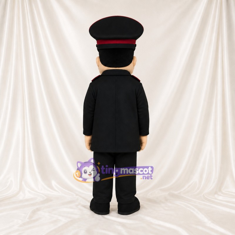 Train Conductor Mascot Costume Full Body for Adults Museums