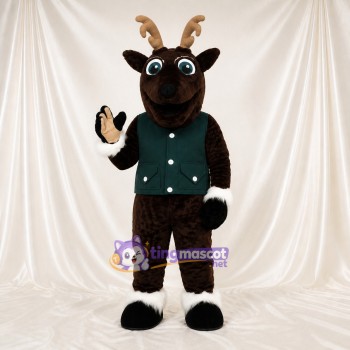 Reindeer Mascot Costume Full Body for Adults School Events