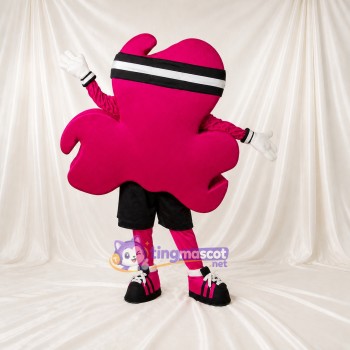 Cœur en course Costume de mascotte intégral pour adultes Événements caritatifs