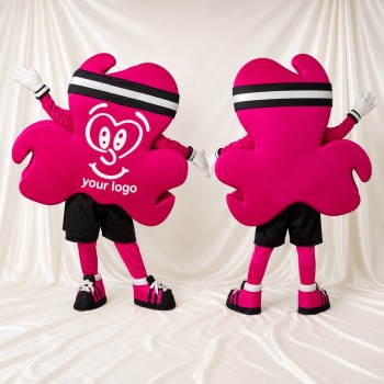 Cœur en course Costume de mascotte intégral pour adultes Événements caritatifs