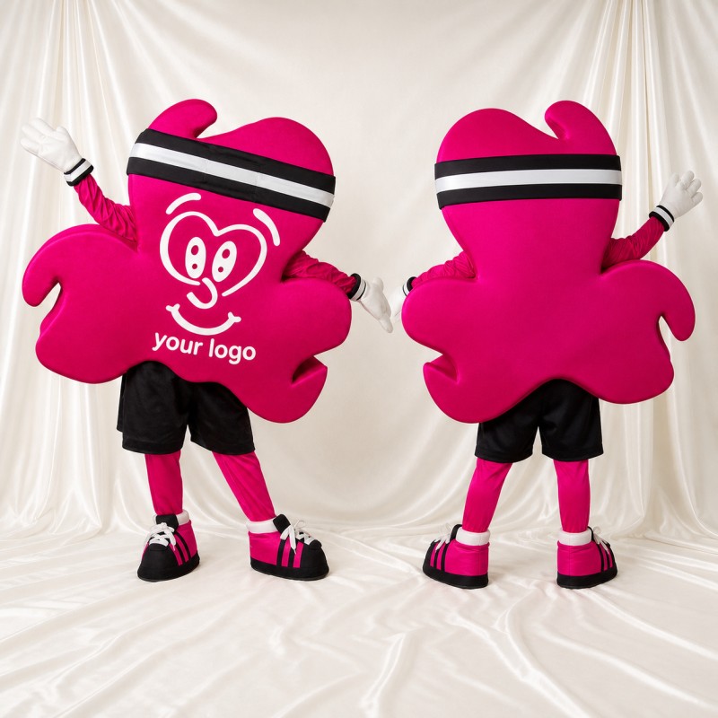 Running Heart Mascot Costume Full Body for Adults Charity Events