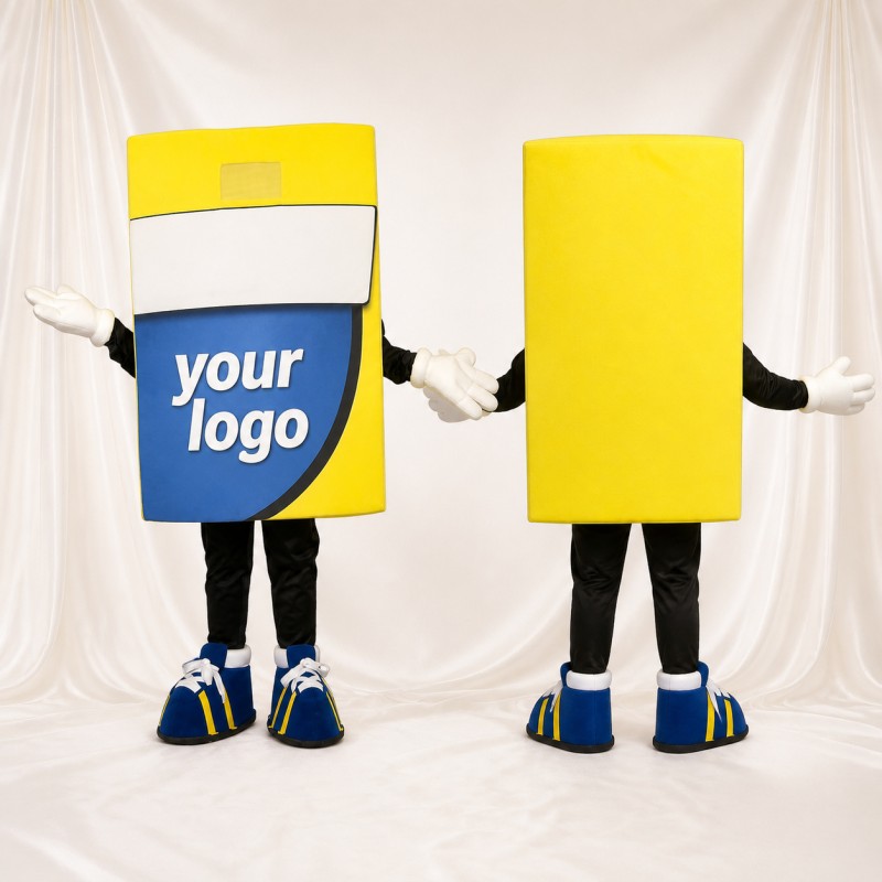 Panneau Rectangle Costume de mascotte intégral pour adultes Salons professionnels
