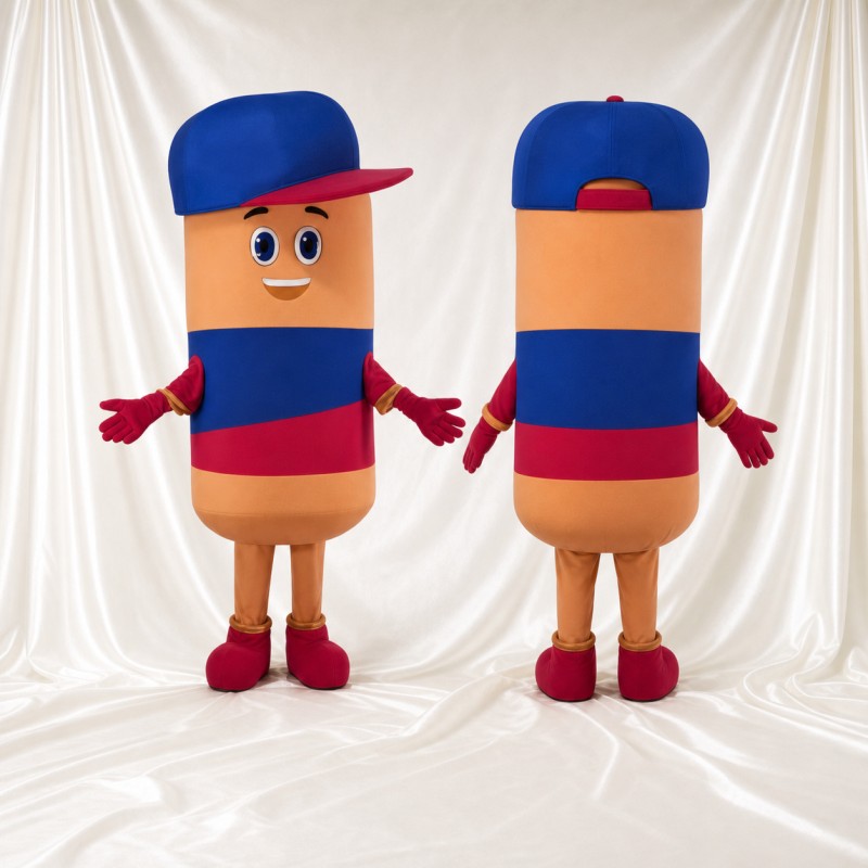 Crayon Mascot Costume Full Body for Adults School Events